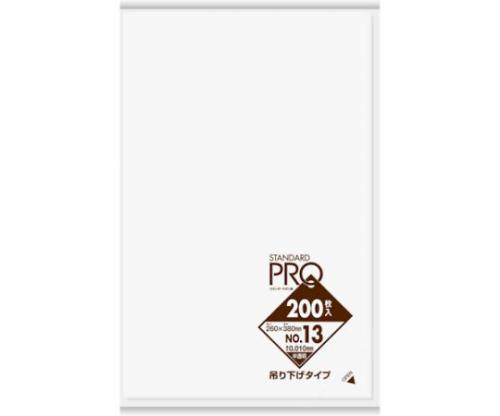 日本サニパック　規格ポリ袋 吊り下げ H13H 半透明 200枚×60冊