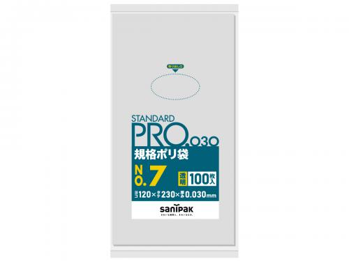 日本サニパック　規格ポリ袋 L-07 透明 100枚×60冊