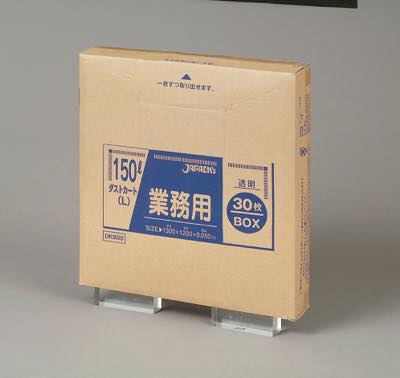 ジャパックス　BOXシリーズ 150L DKB98 透明 30枚×4箱
